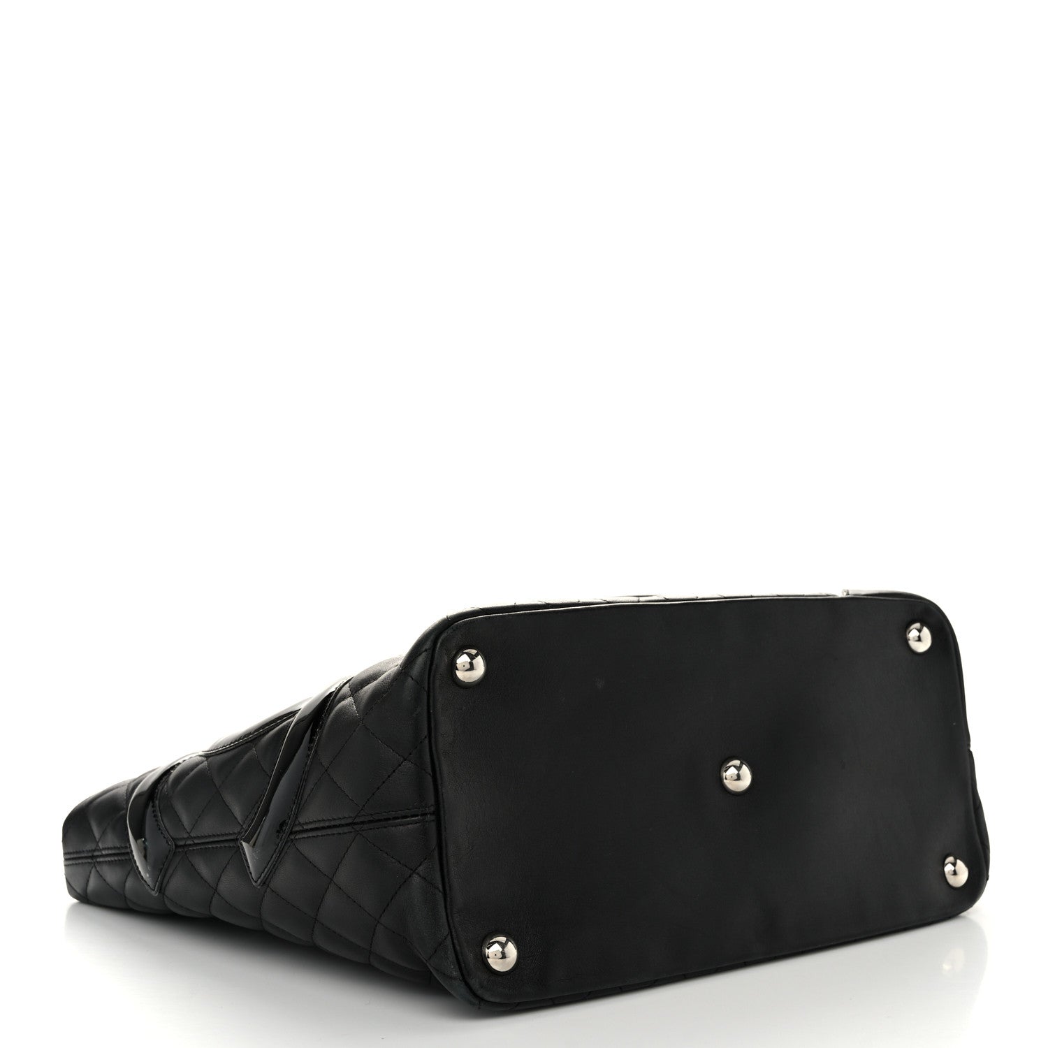 Chanel Calfskin Quilted Large Cambon Tote Black 4 of 12