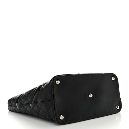 Chanel Calfskin Quilted Large Cambon Tote Black 4 of 12