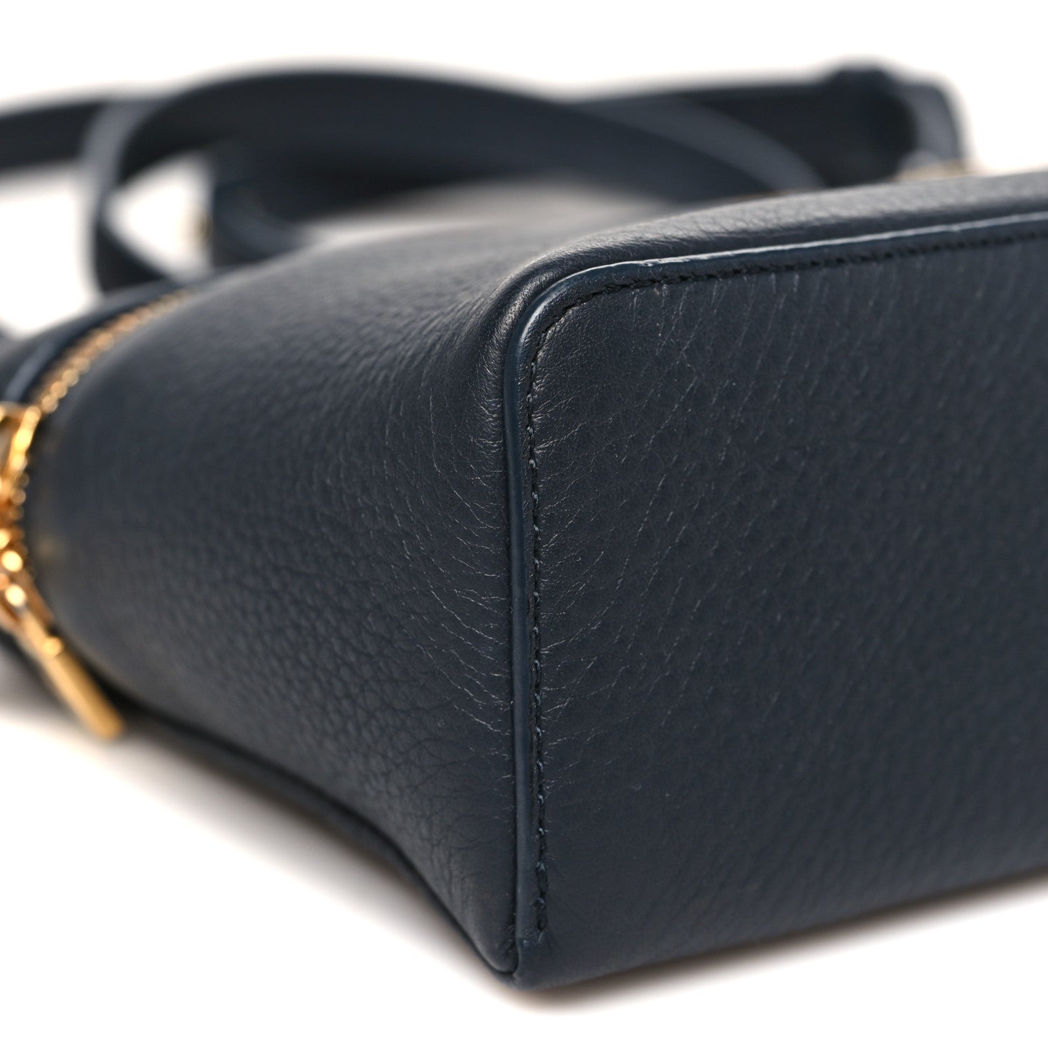 Loro Piana Grained Calfskin L19 Extra Pocket Pouch Navy 8 of 10