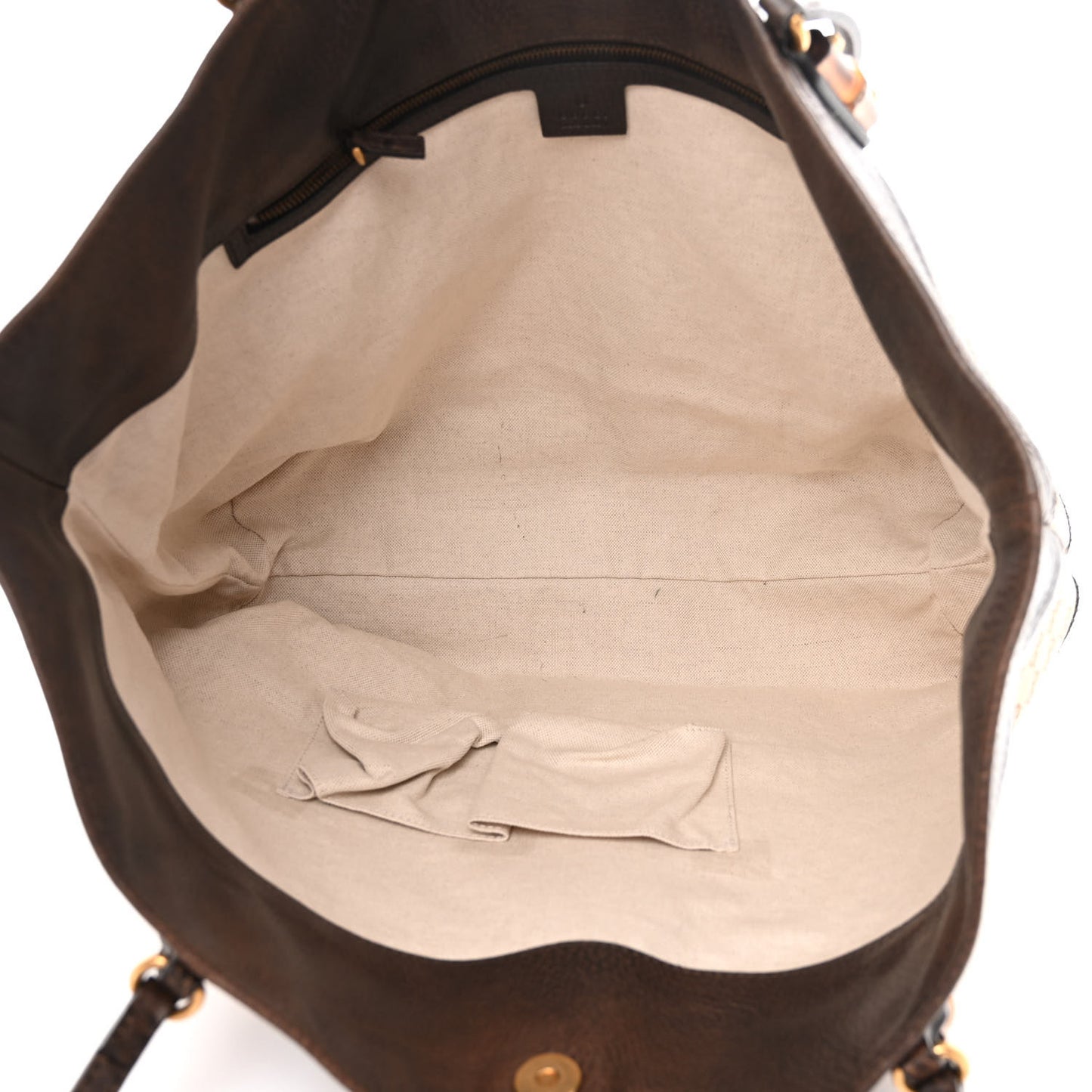 Monogram Medium Laidback Crafty Tote Dark Brown