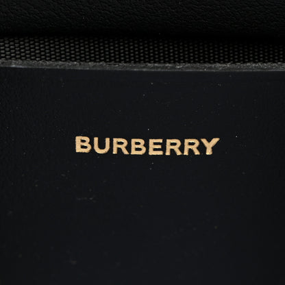 Burberry E-Canvas Vintage Check Mini Zip Around Wallet Birch Black 6 of 6