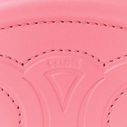 Celine Smooth Calfskin Cuir Triomphe Oval Minaudiere Lipstick 6 of 12