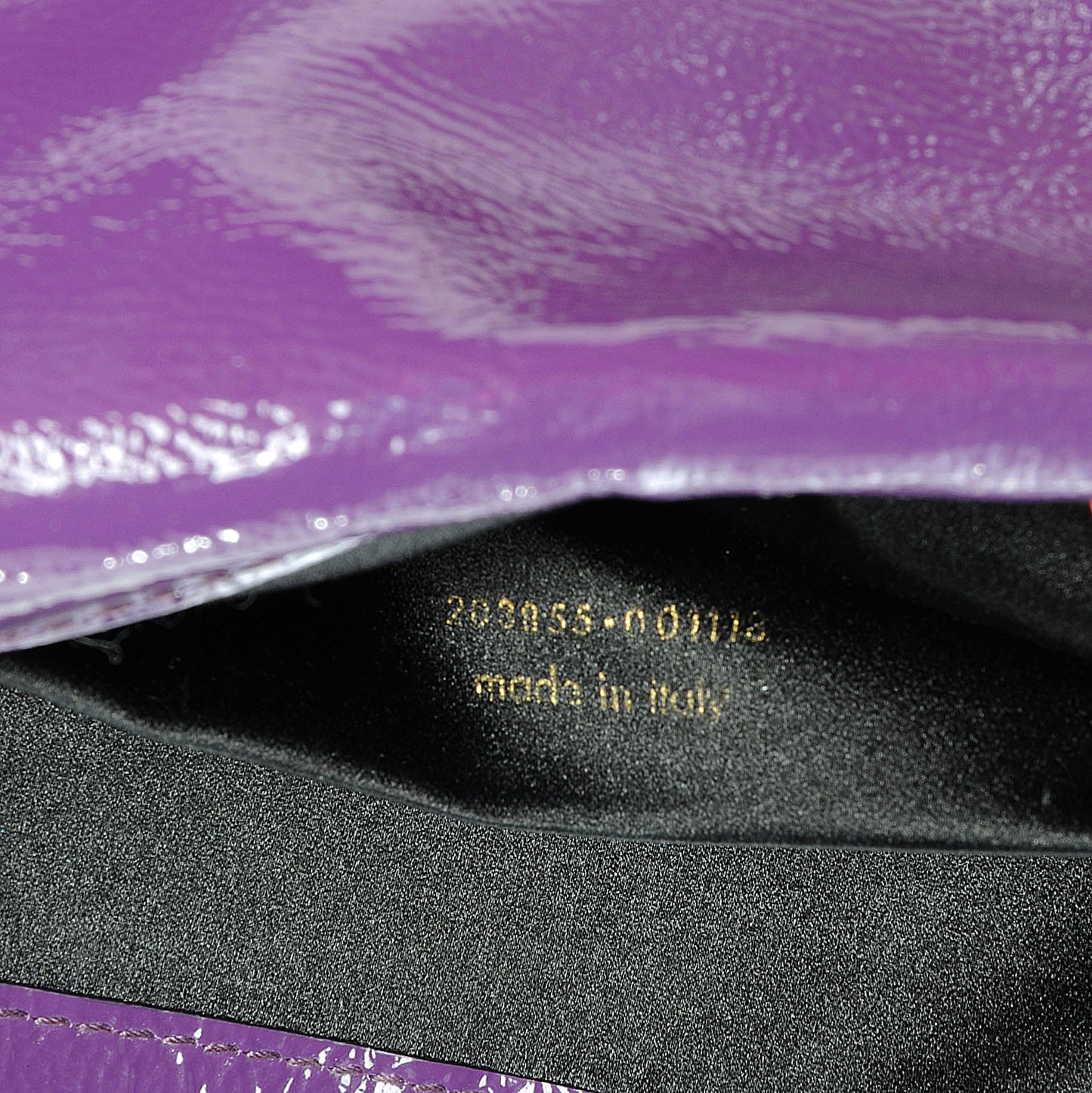 Patent Belle de Jour Clutch Purple