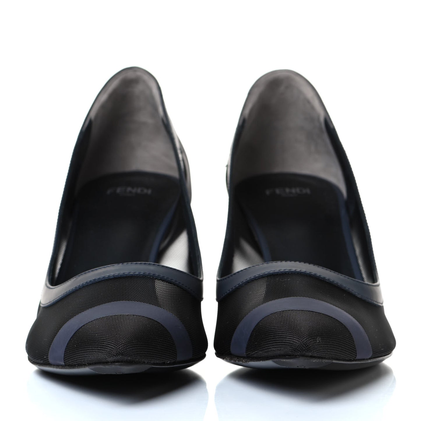 Technical Mesh Vitello Gommato Colibri 55mm Pumps 38.5 Black