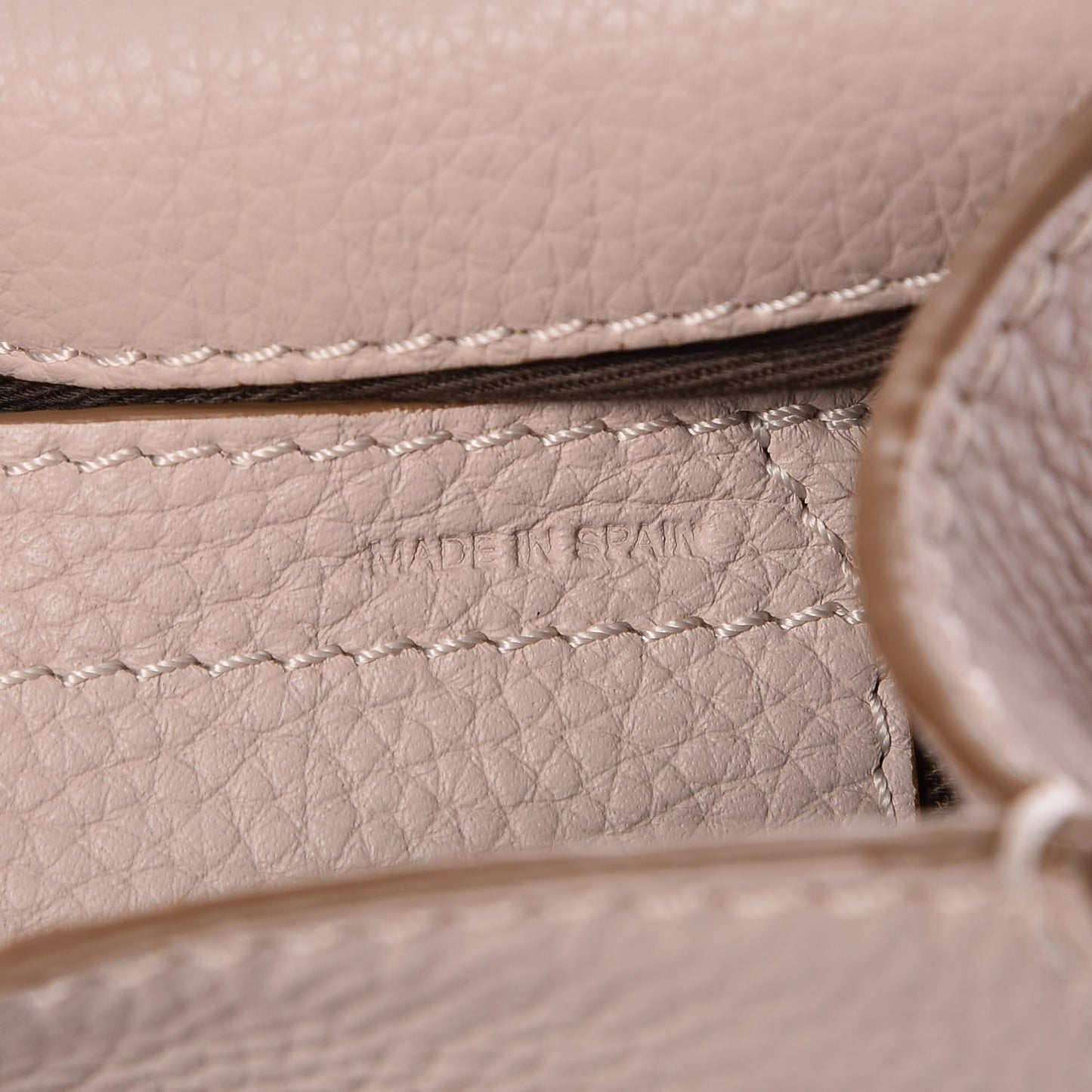 Calfskin Mini Marcie Round Crossbody Bag Abstract White