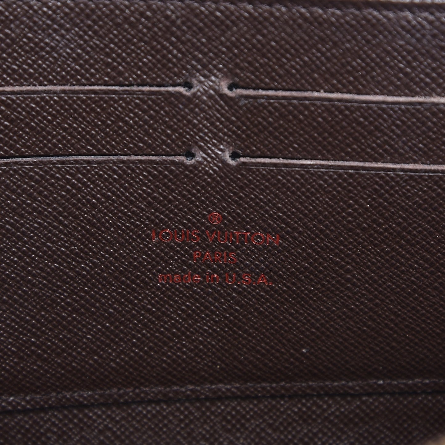 Damier Ebene Zippy Wallet