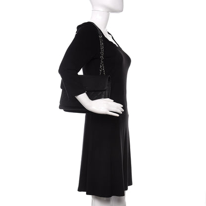 Chanel Calfskin Quilted Large CC Box Flap Box Black 2 of 10