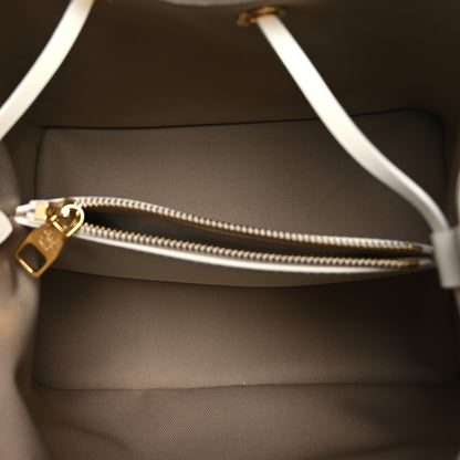 Louis Vuitton Cotton Monogram Embroidered Neonoe MM Beige White 5 of 14