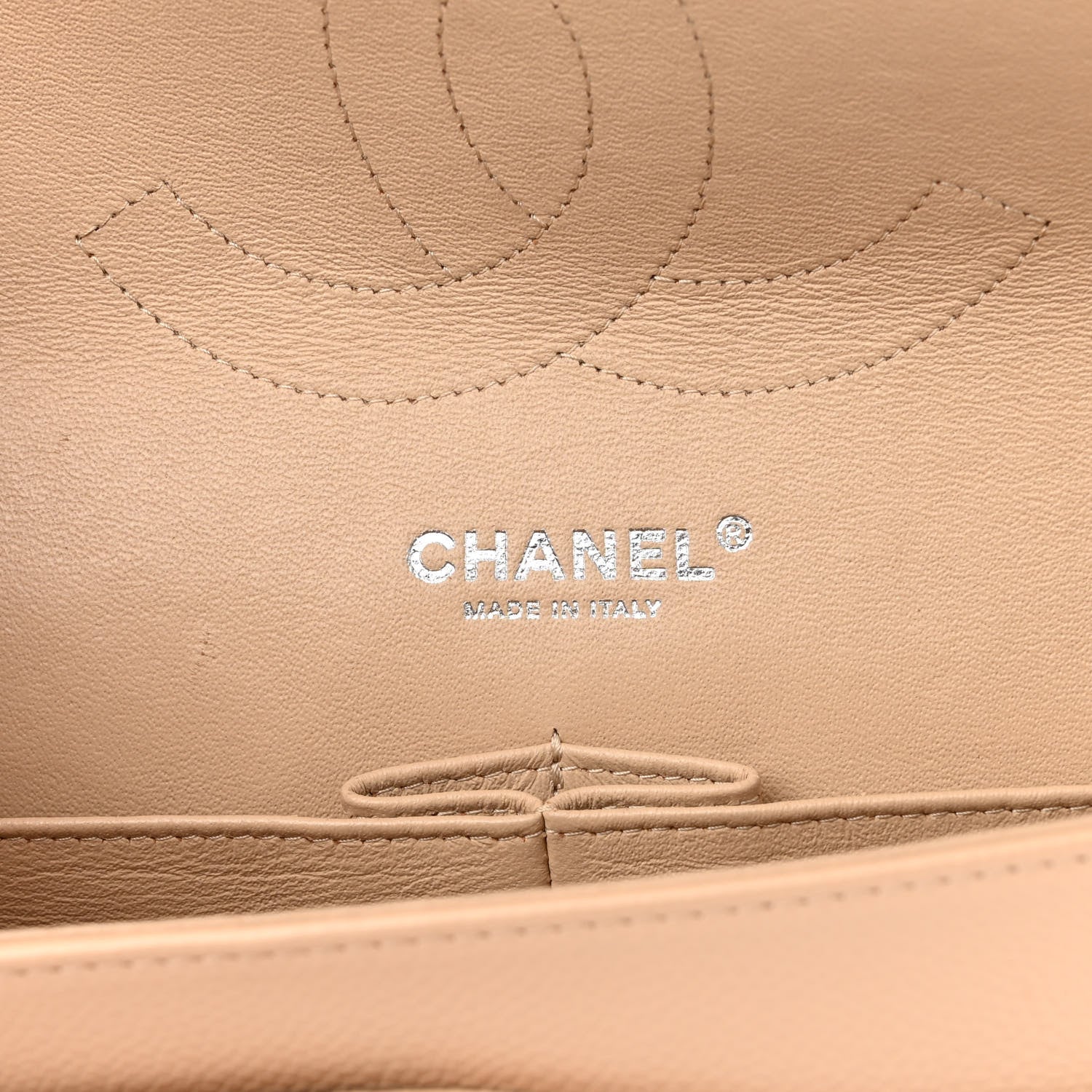 Chanel Caviar Quilted Jumbo Double Flap Beige Clair 6 of 11