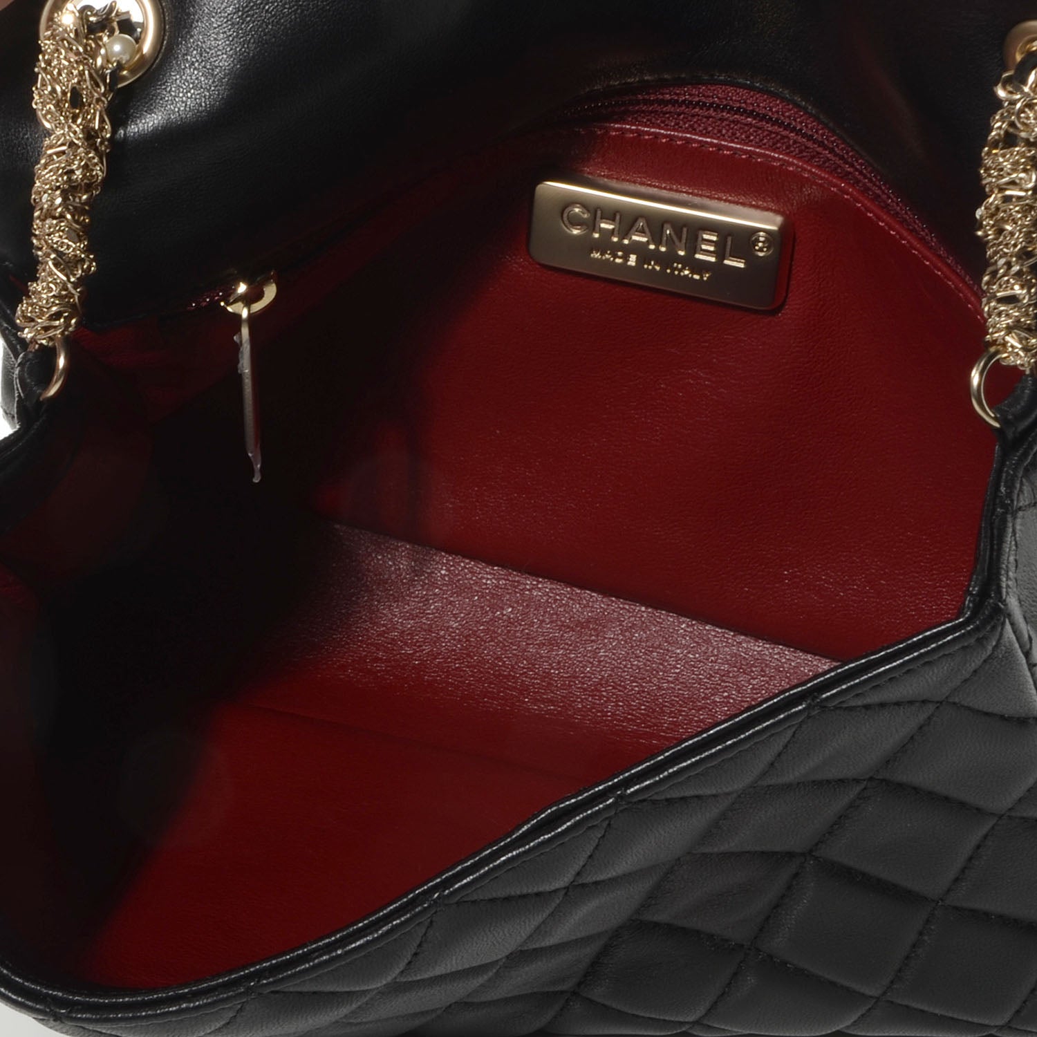 Chanel Lambskin Medium Westminster Pearl Flap Black 5 of 8