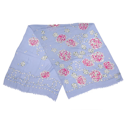 Chanel Cashmere Silk Camellia Scarf CC 1 of 6