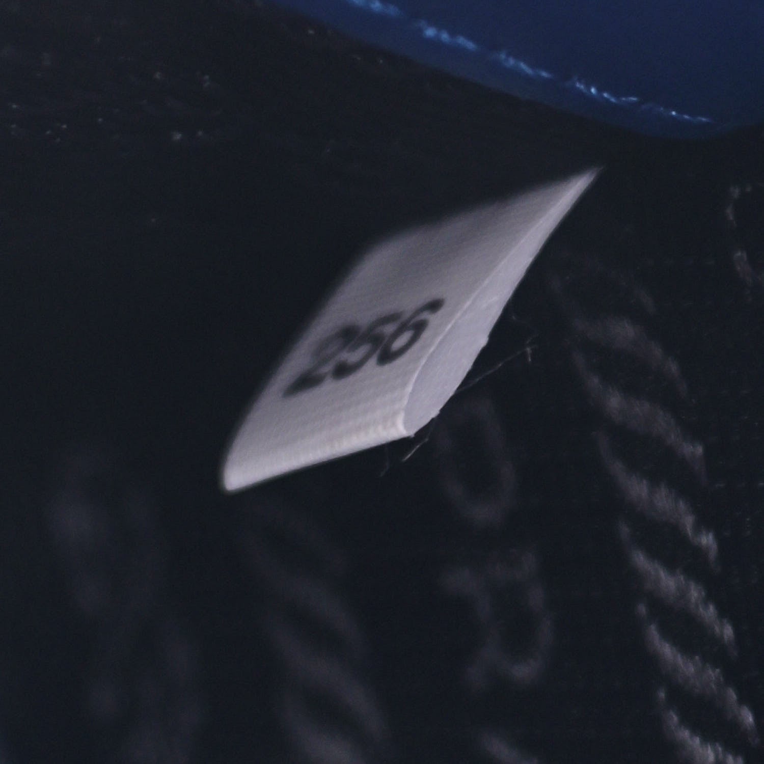 Prada Saffiano City Calf Cahier Belt Bag Black Bluette 7 of 10