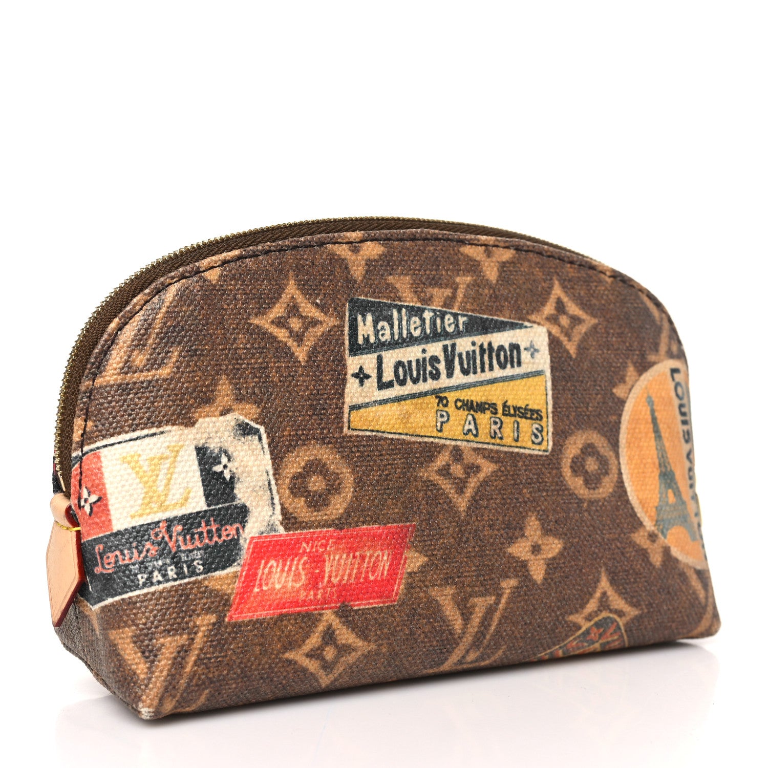 Louis Vuitton Monogram Flight Mode Cosmetic Pouch 3 of 9