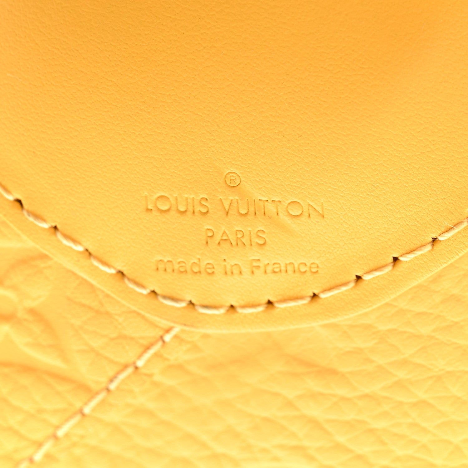 Louis Vuitton Taurillon Horizon 55 Jaune Mat 6 of 10