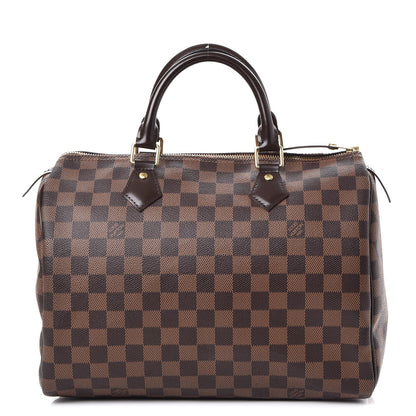 Louis Vuitton Damier Ebene Speedy 30 1 of 8