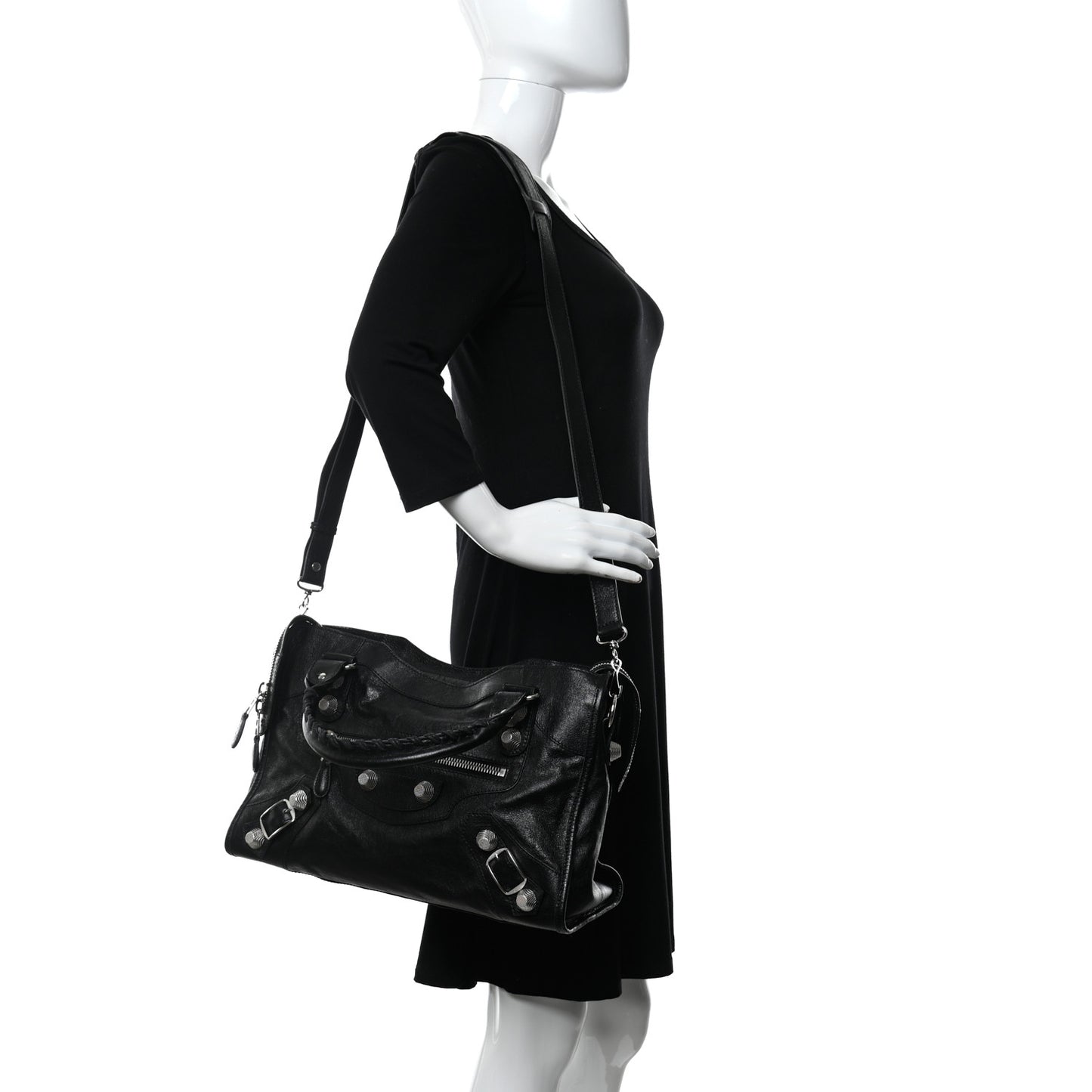 Agneau Giant 21 Silver Hardware City Black