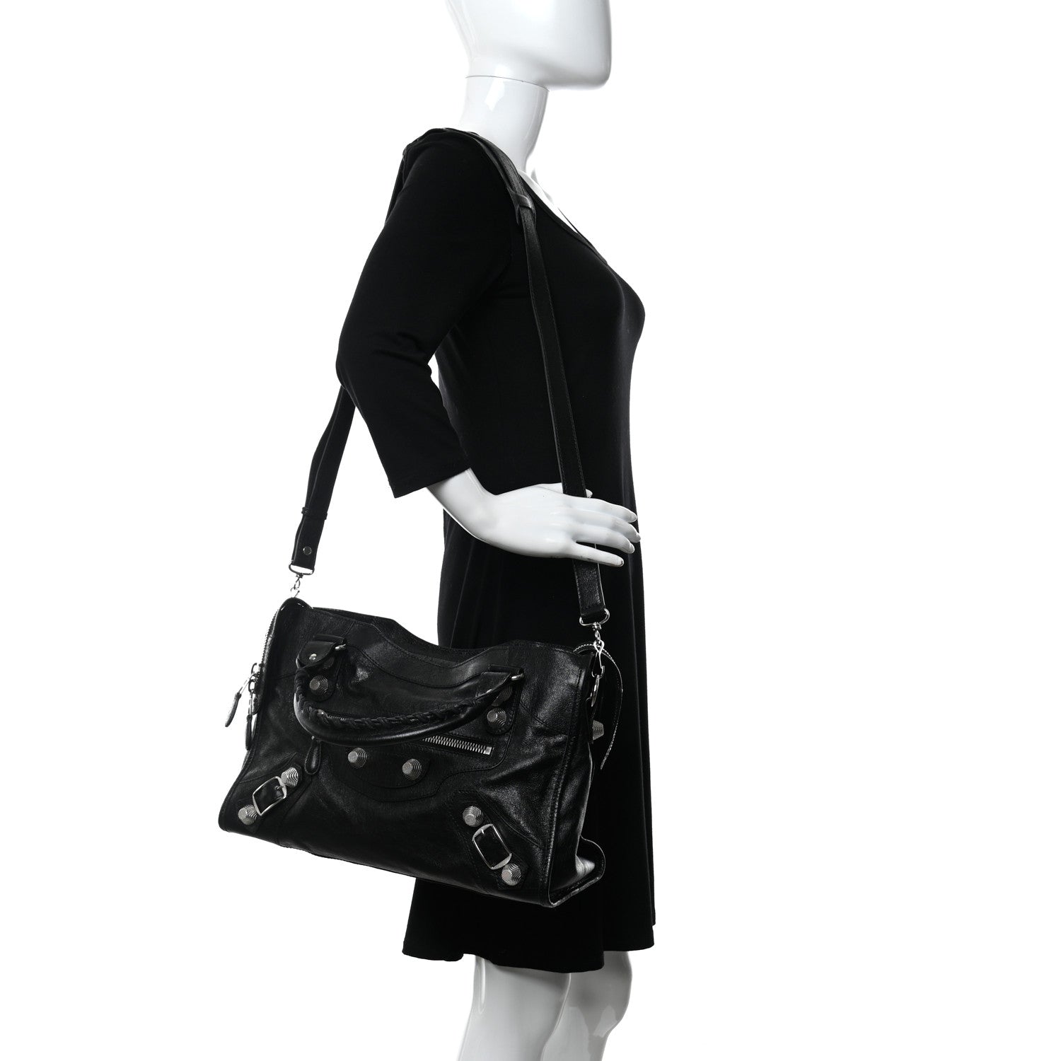 Balenciaga Agneau Giant 21 Silver Hardware City Black 2 of 15