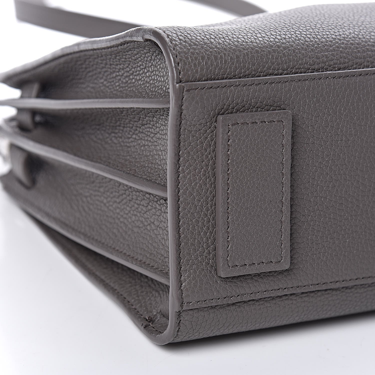 Saint Laurent Grained Calfskin Baby Sac De Jour Souple Earth 9 of 10