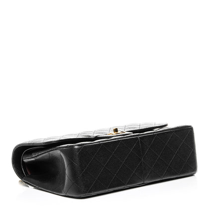 Chanel Caviar Quilted Jumbo Double Flap Black 4 of 9