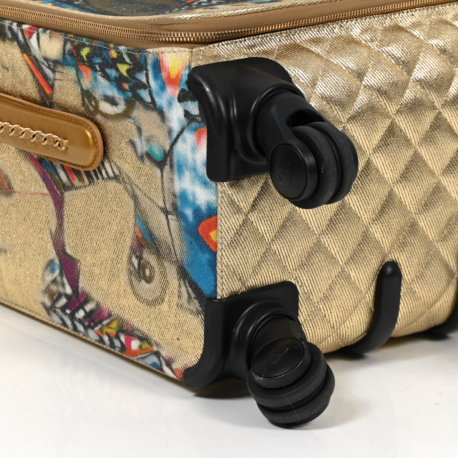 Chanel Graffiti Printed Canvas Street Spirit Trolley Multicolor 6 of 10