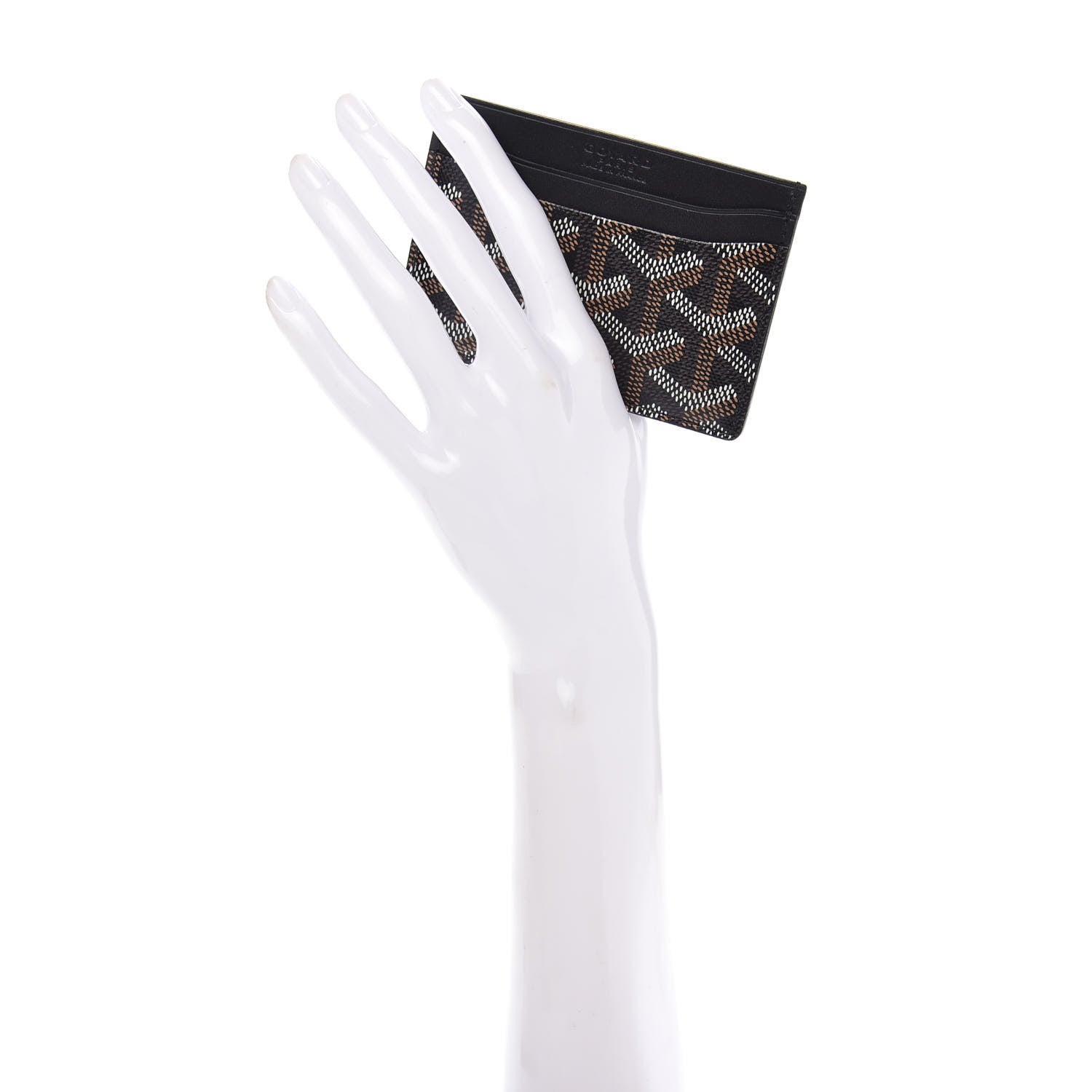 Goyard Goyardine Saint Sulpice Card Holder Black 2 of 6