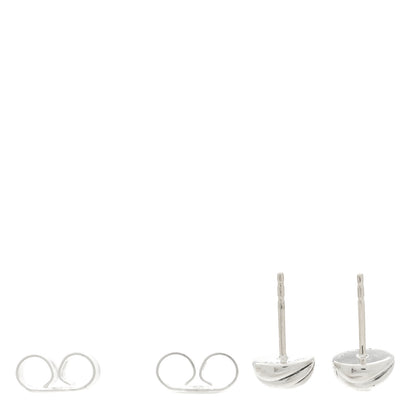 David Yurman Sterling Silver 8mm Sculpted Cable Stud Earrings 3 of 4