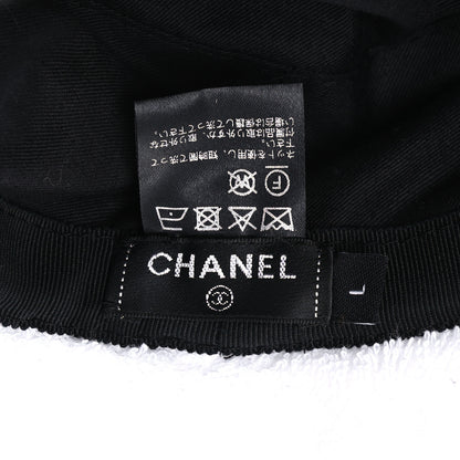 Chanel Terry Cloth CC Bucket Hat L White 8 of 8