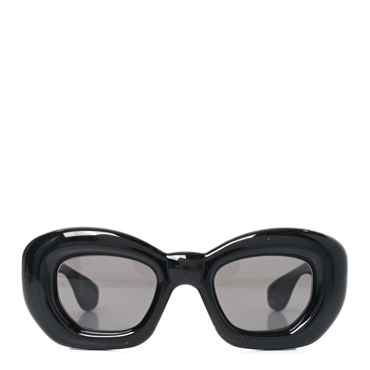 Acetate Inflated Cat Eye Sunglasses LW401171 Black