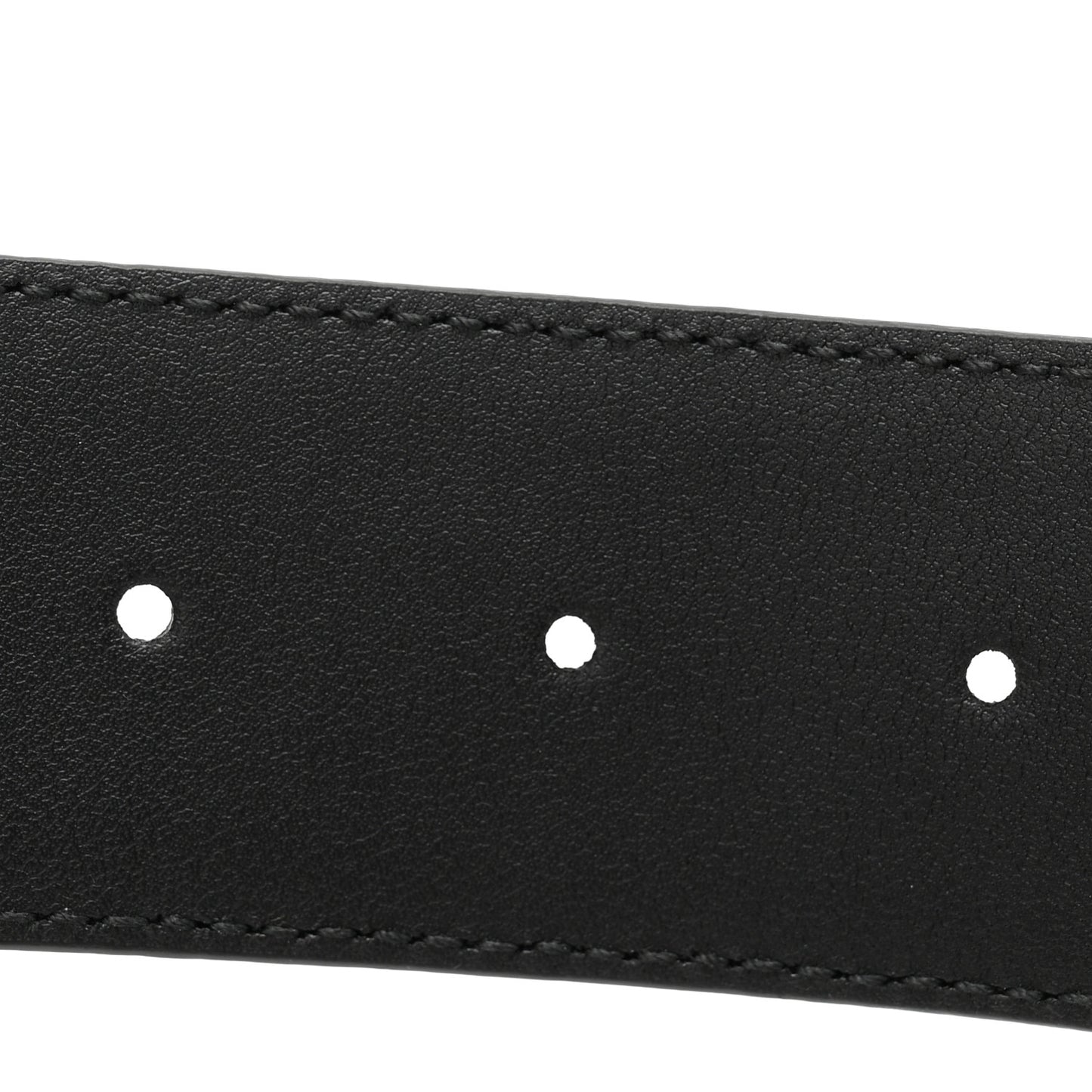 Guccissima Signature Interlocking G 105 42 Belt Black