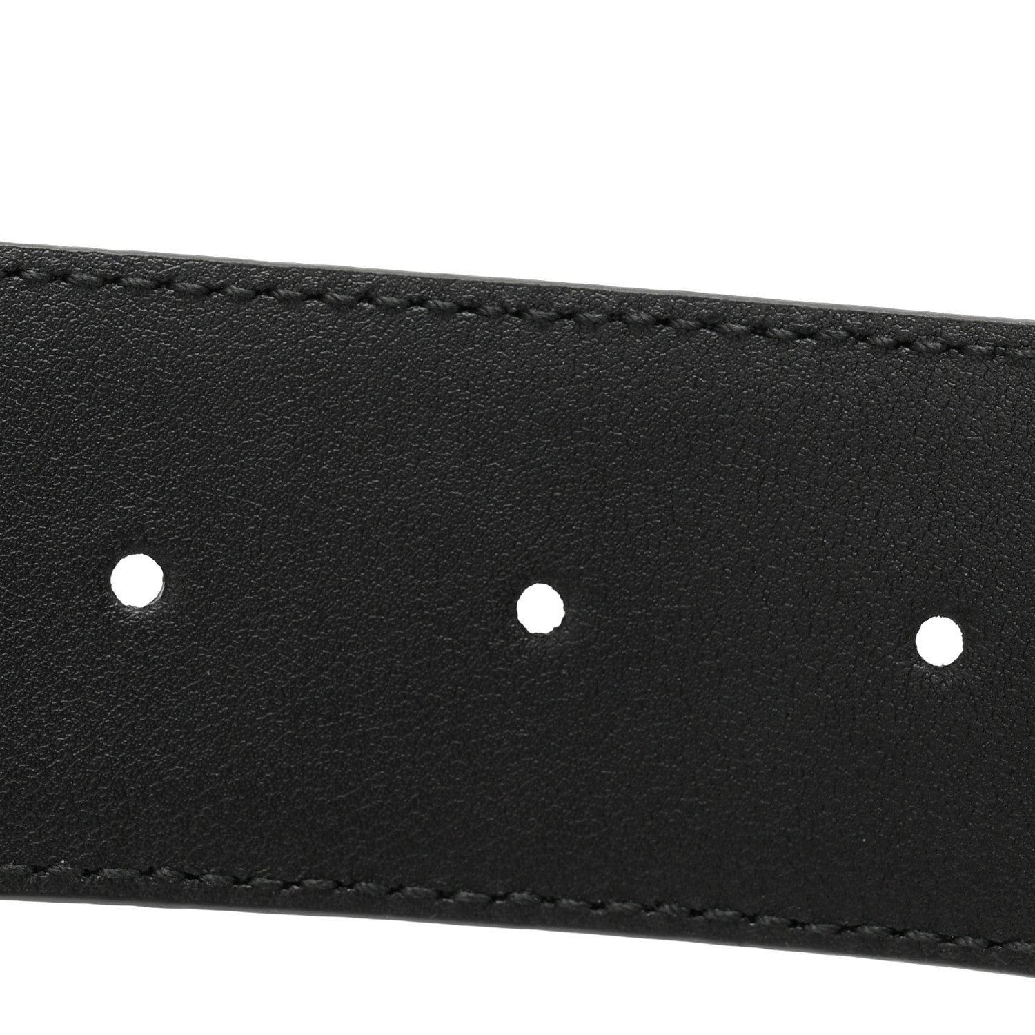 Gucci Guccissima Signature Interlocking G 105 42 Belt Black 5 of 6