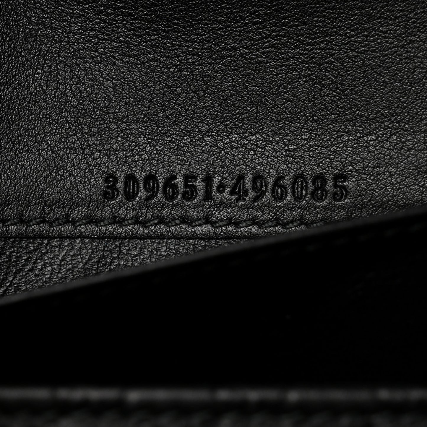 Microguccissima Travel Document Case Black