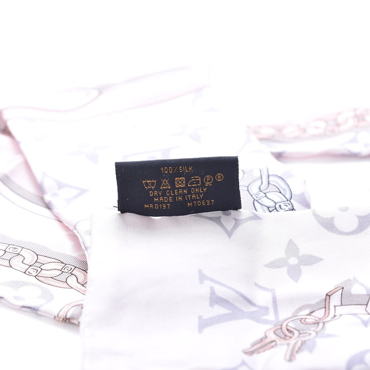 Silk Monogram Confidential Bandeau Light Pink