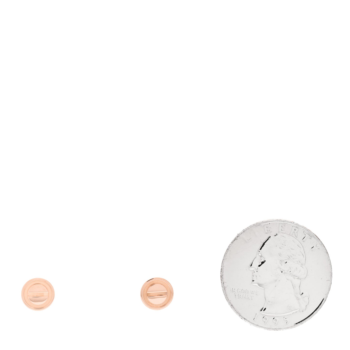 18K Pink Gold LOVE Earrings