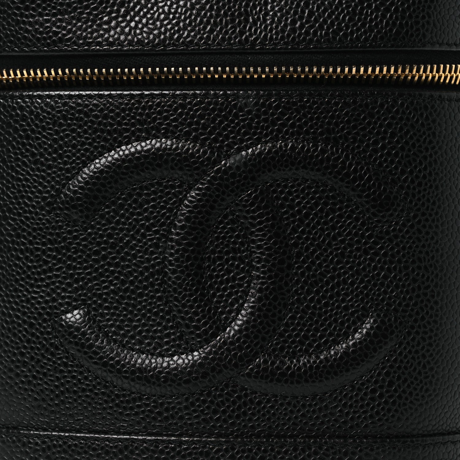 Chanel Caviar Vanity Cosmetic Case Black 9 of 14