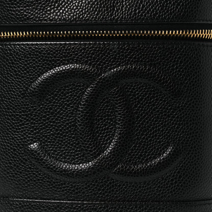 Chanel Caviar Vanity Cosmetic Case Black 9 of 14