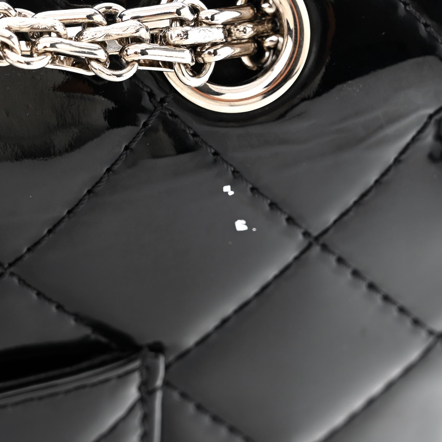 Chanel Patent Quilted 2.55 Reissue 227 Flap Black 11 of 12