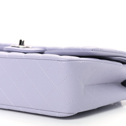 Chanel Caviar Quilted Medium Double Flap Light Purple 9 of 9