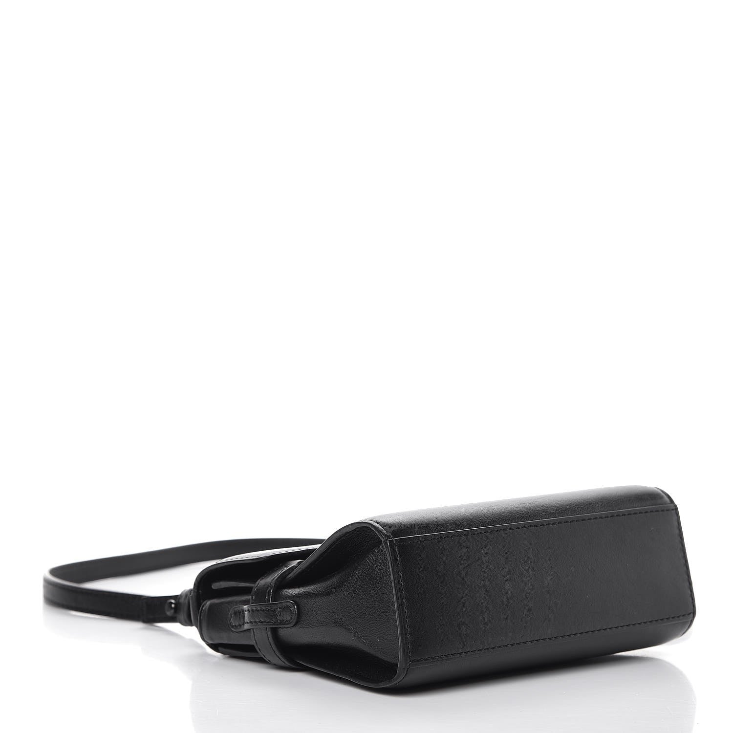 Delvaux Smooth Calfskin Mini Tempete Satchel Black 4 of 7