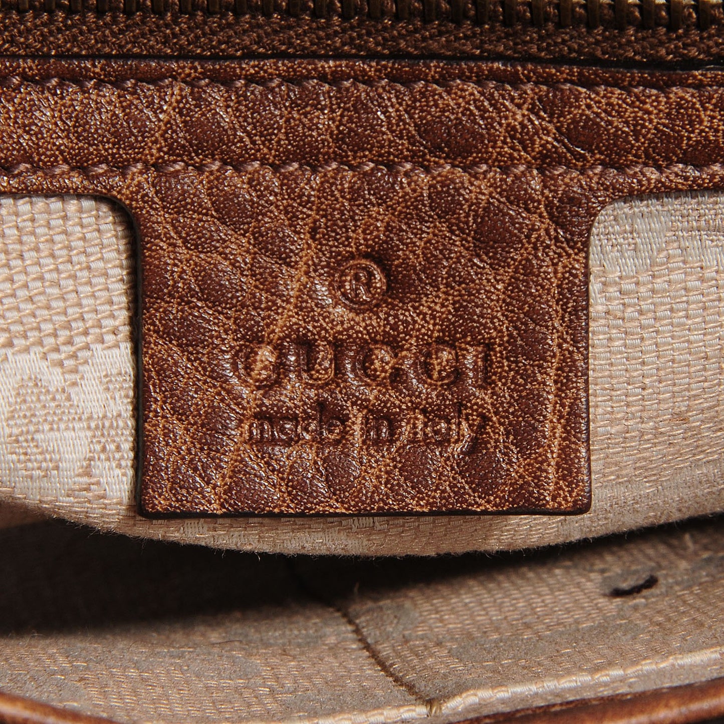 Calfskin Small Harness Shoulder Bag Acero Mushroom