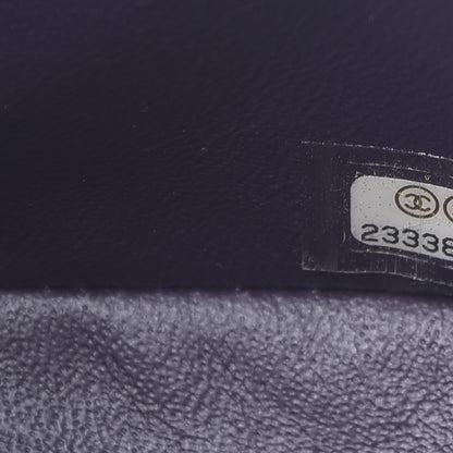 Chanel Lambskin Quilted Mini Square Flap Dark Purple 7 of 11