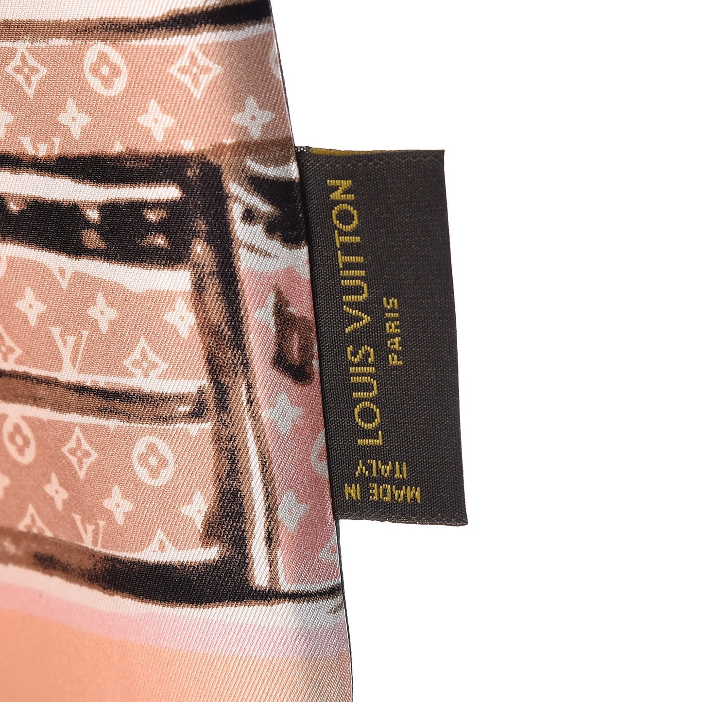 Silk Monogram Trunks Bandeau Rose Poudre