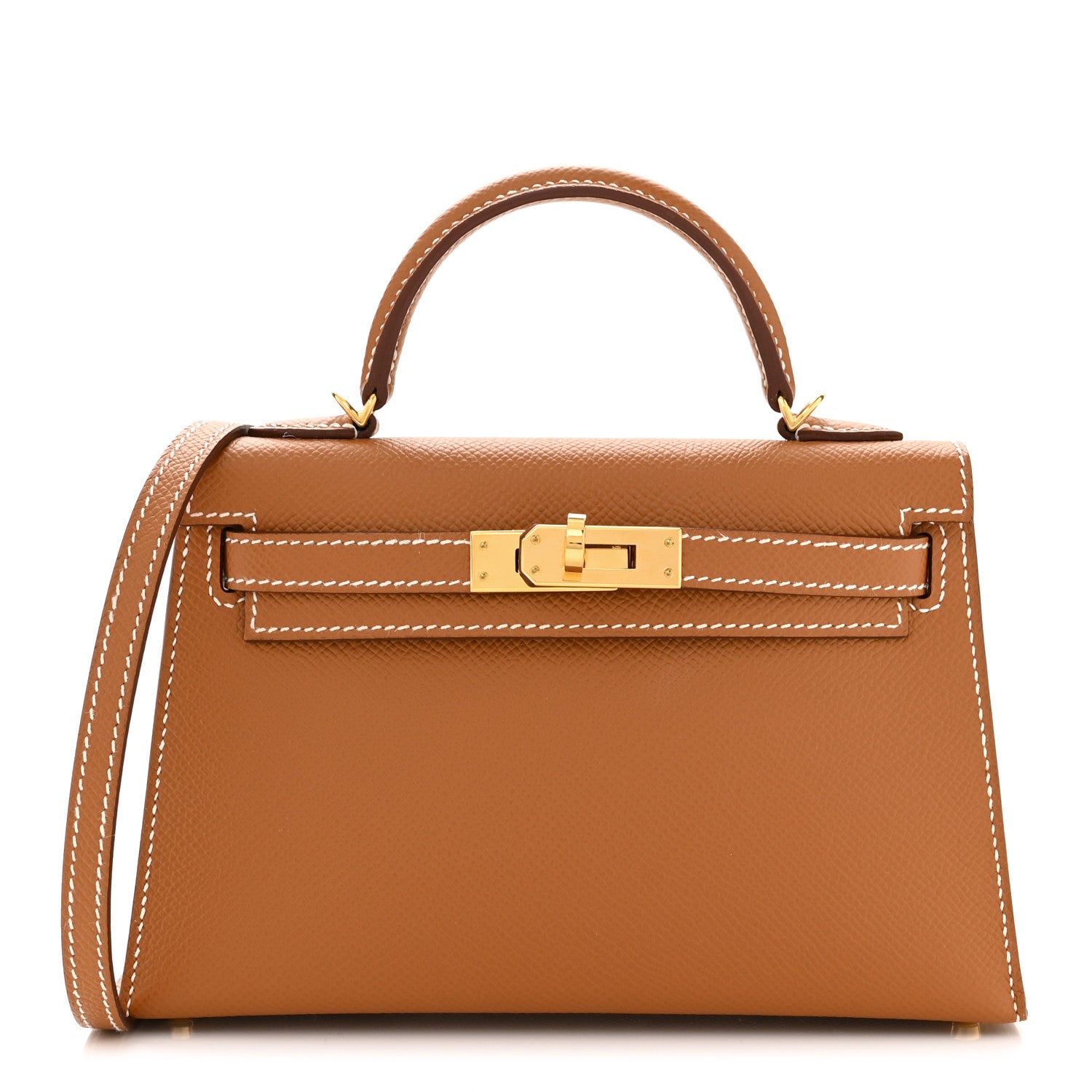 Hermes Epsom Mini Kelly Sellier 20 Gold 1 of 10