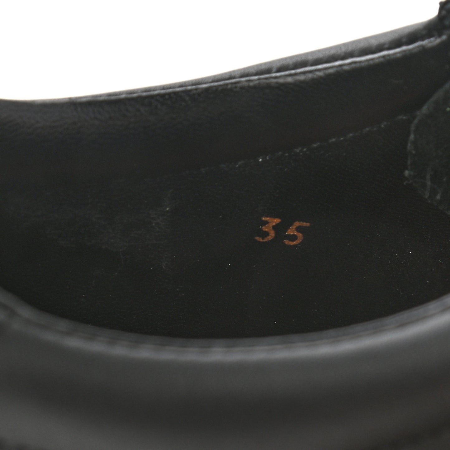 Calfskin Urban Street Sneakers 35 Black