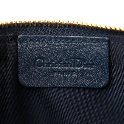 Christian Dior Monogram Mini Saddle Pochette Navy 6 of 12