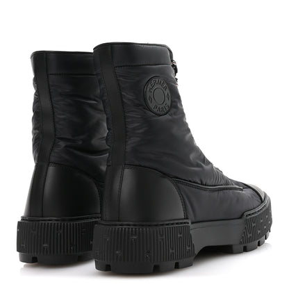 Hermes Calfskin Parachute Fresh Ankle Boots 39 Black 5 of 9
