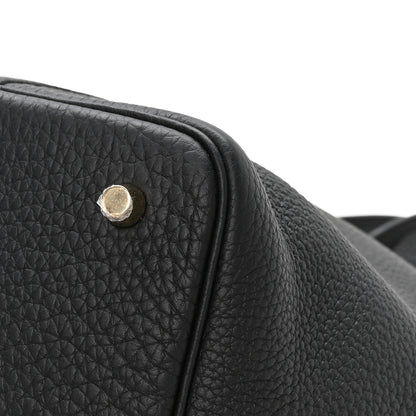 Hermes Taurillon Clemence Picotin Lock 22 MM Black 10 of 13