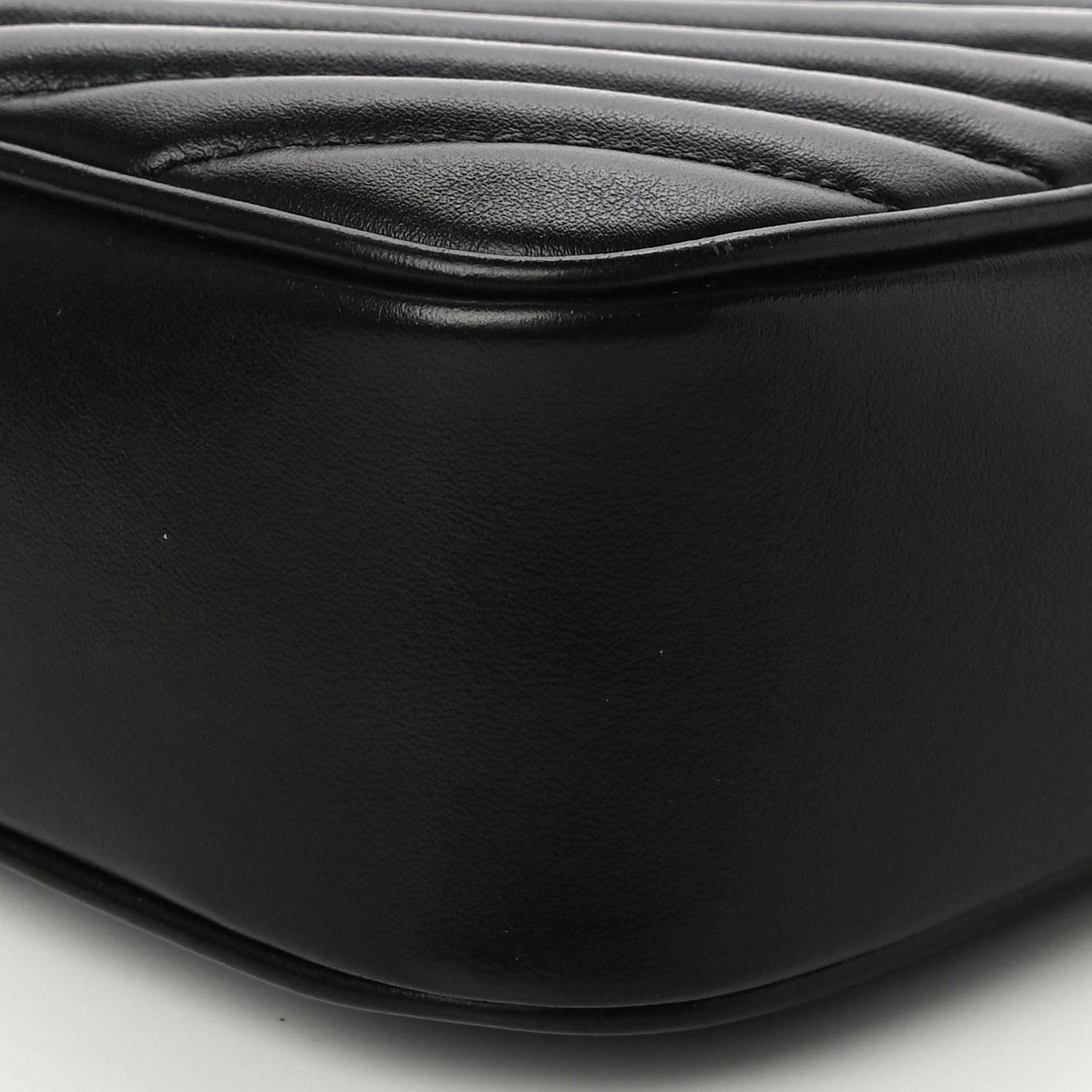 Calfskin Matelasse Monogram Lou Camera Bag Black
