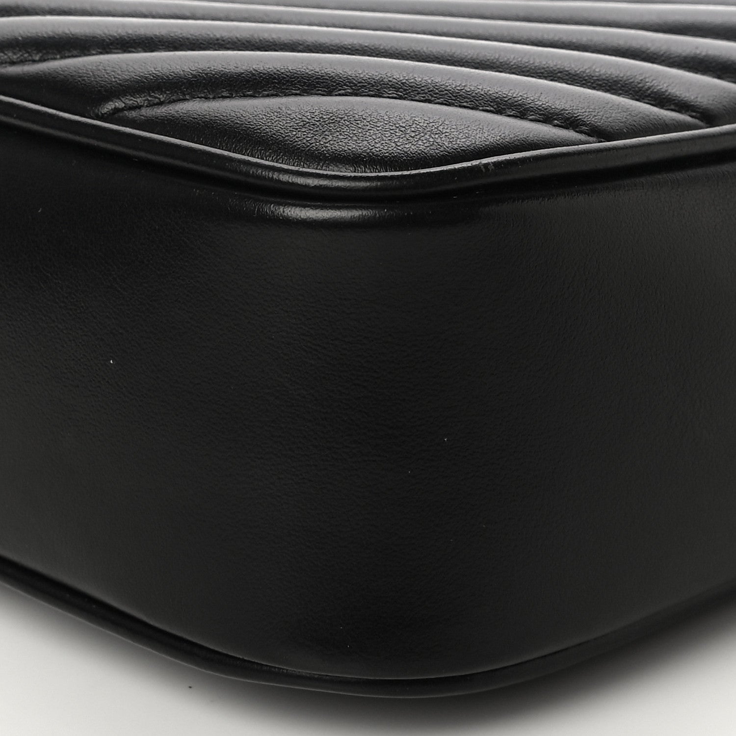 Saint Laurent Calfskin Matelasse Monogram Lou Camera Bag Black 10 of 11