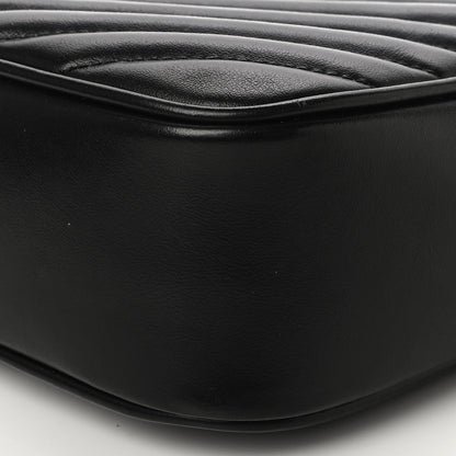 Saint Laurent Calfskin Matelasse Monogram Lou Camera Bag Black 10 of 11
