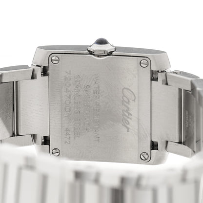 Cartier Stainless Steel 21mm Tank Francaise Quartz Watch Silver 4 of 5